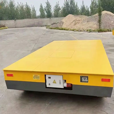 Electric Flat Car Forward Backward Left Turn Right Turn Pivot In Place Material Transfer Trolley