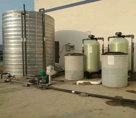 Central Heating And Central Air-conditioning System Using Large Water Softening System