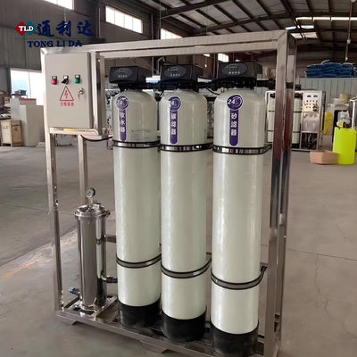 500L/H Industrial High TDS Removal RO Water Puriication System 1.2m*0.8m*1.9m